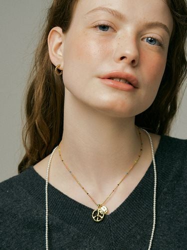 Peace n Smile Necklace_Gold - XPIER - Modalova