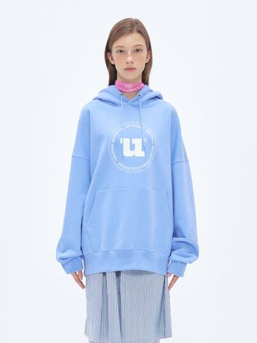 U Circle Logo Hood (Sky Blue) - UNI STUDIO - Modalova