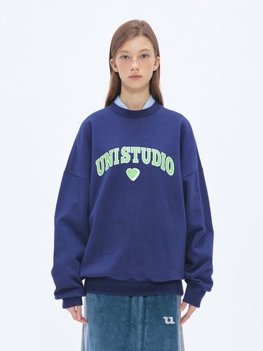 UNI Arch Logo Sweatshirt (Navy) - UNI STUDIO - Modalova