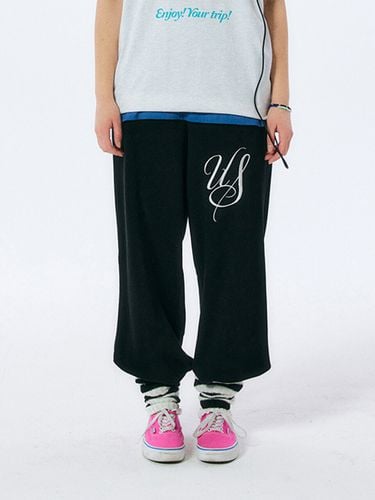 UNI Summer Sweat Pants (Black) - UNI STUDIO - Modalova