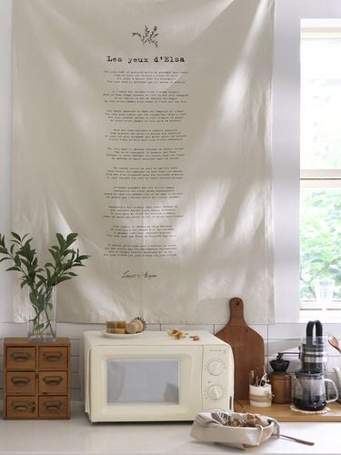 Poem Fabric Curtain/Poster - BELLELIFE - Modalova