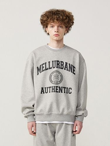 Authentic Gray Sweatshirt - mellurbane - Modalova