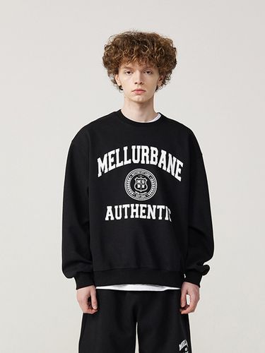 Authentic Black Sweatshirt - mellurbane - Modalova