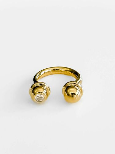 Round Signature Ring_Gold - Invisible collage - Modalova