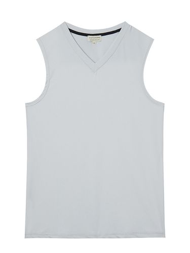 ATMS Tech Sleeveless Top _ Grey - ANTOMARS - Modalova