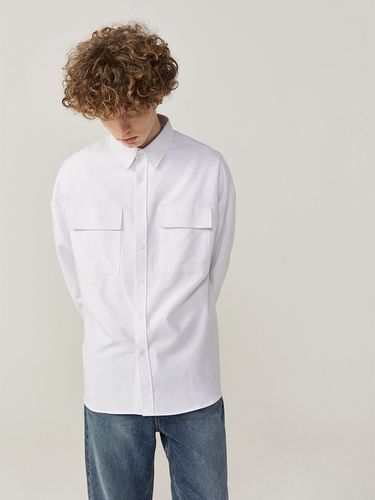 Two Pocket Oxford Shirt_White - mellurbane - Modalova