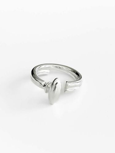 Rounded Cap Ring_Silver - Invisible collage - Modalova