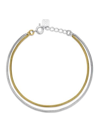 Boa Chain Two-toned Bracelet - BE/GINS - Modalova