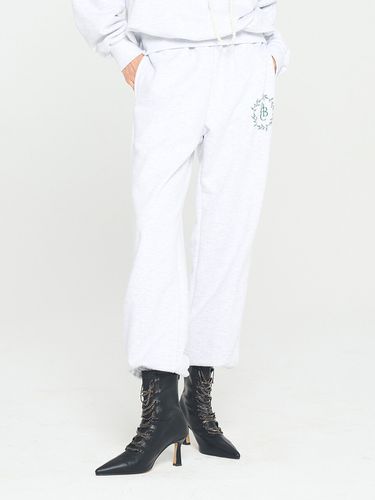 Evergreen Sweatpants White Melange - PaperBoy - Modalova