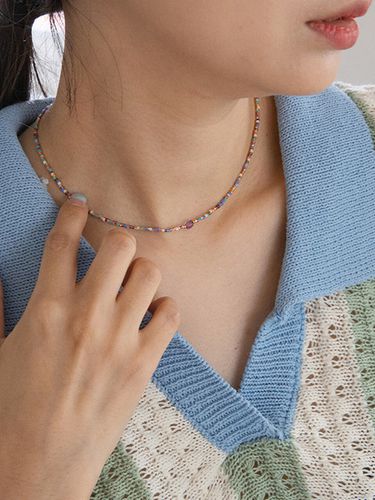 Colorline Bead Necklace - Primaute - Modalova