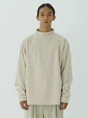 Corduroy Mockneck Pullover - OT - NOUGHT - Modalova