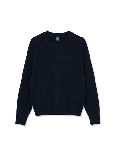 Women Raglan Round Neck knit (Navy) - IOLO - Modalova