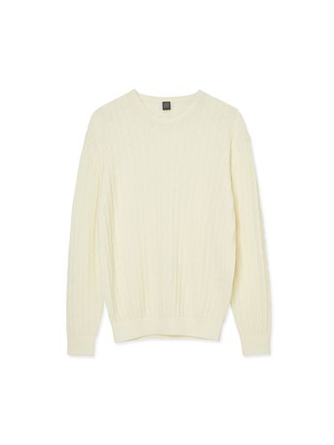 Vertical Cable Crewneck Knit - IOLO - Modalova