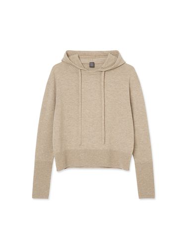 Women Soft Knitted Hoodie (Beige) - IOLO - Modalova