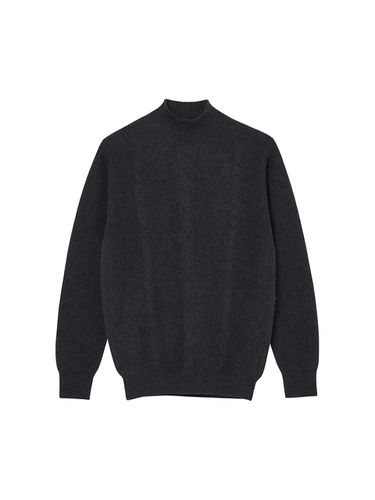 Whole Garment Cable Mockneck Knit () - IOLO - Modalova