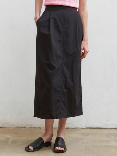 Pintuck Bermuda Skirt_Black - NICK&NICOLE - Modalova