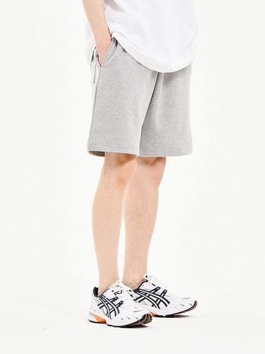 Banding Gray Sweat Shorts - EMERGENCY - Modalova