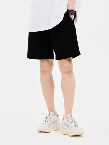 Banding Black Sweat Shorts - EMERGENCY - Modalova