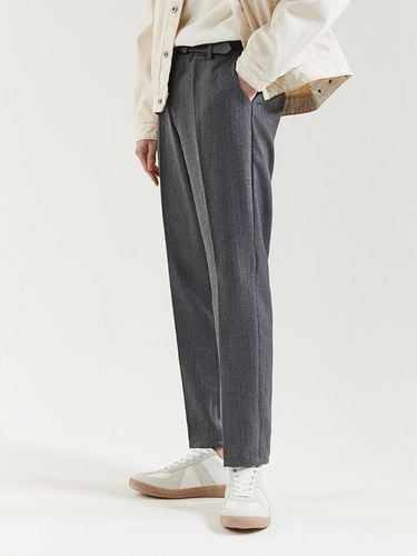 Striped Slacks Ash Gray - EMERGENCY - Modalova