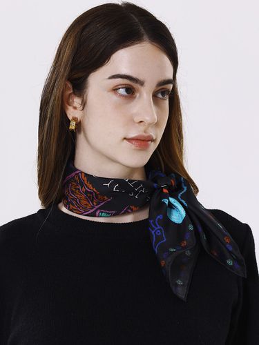 Scratch Art Silk Scarf - ONSZ - Modalova