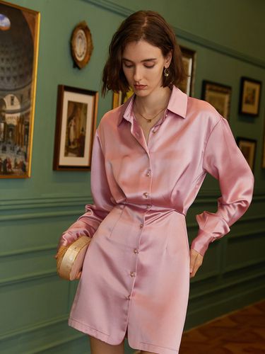 Bottomless Button Dress (Pink) - yyiam - Modalova