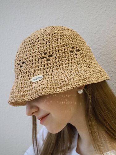 Lily Bucket Hat_ Natural Beige - Slowslowly - Modalova