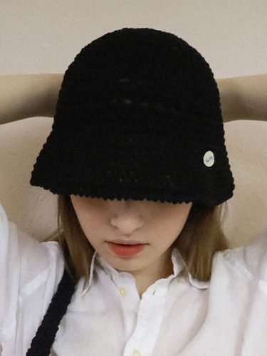 Lily Bucket Hat_ Black - Slowslowly - Modalova