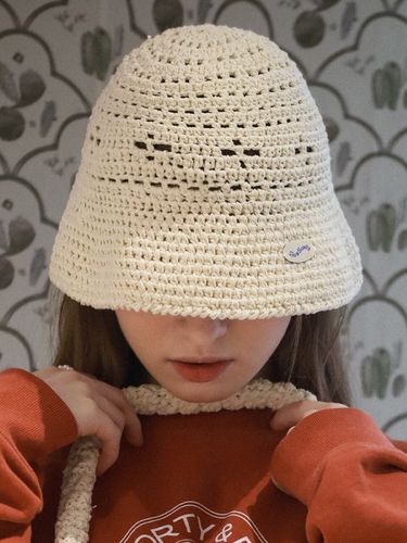 Lily Bucket Hat_ Cream - Slowslowly - Modalova