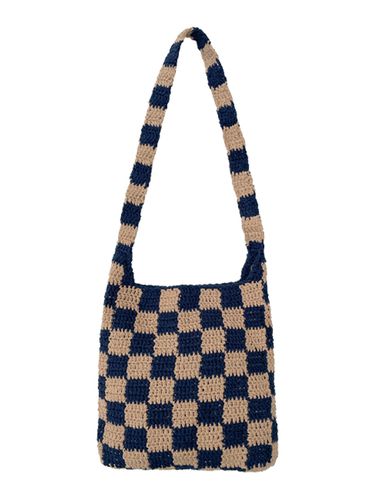 Checks Cross Bag_ Navy - Slowslowly - Modalova