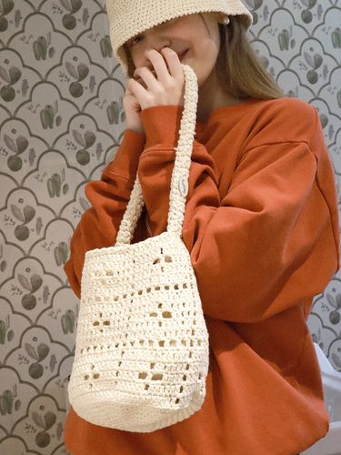 Lily Bucket Bag_ Cream - Slowslowly - Modalova