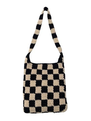 Checks Cross Bag_ Black - Slowslowly - Modalova