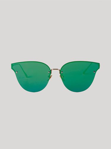 Frise Tinted Glasses Gold Mirror - GEEKTA - Modalova