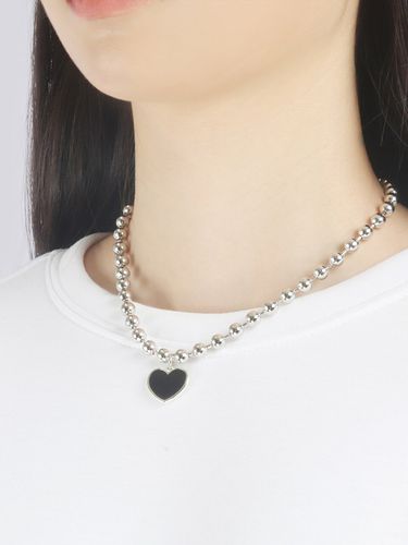 Big Black Love Necklace - NONENON - Modalova