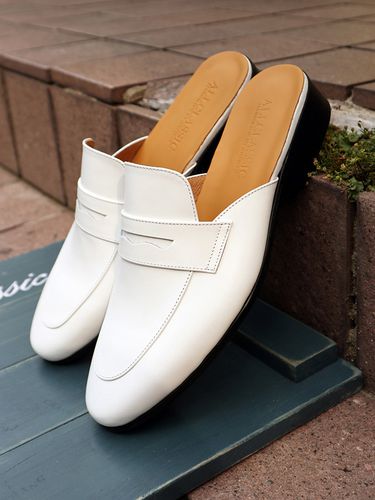 Luce Penny Mules_White - ALL CLASSIC - Modalova