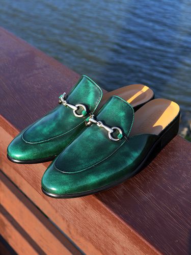 Luce Horsebit Mules_Green - ALL CLASSIC - Modalova