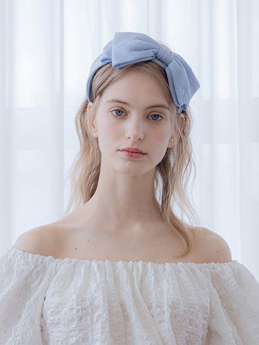 Wrinkle Ribbon Hairband - Jean Paul Clarisse - Modalova