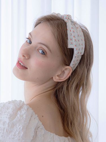 Tulip Pattern Hairband - Jean Paul Clarisse - Modalova