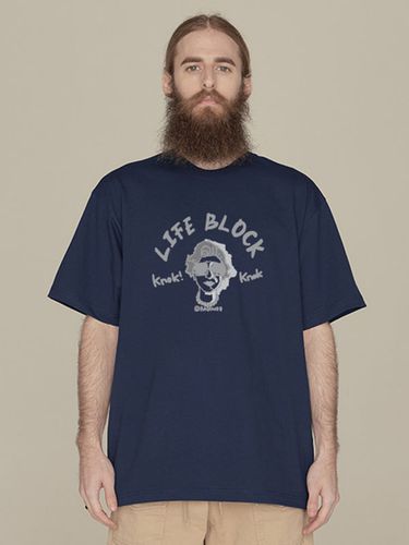 Life Block Short-Sleeve T-Shirt - RADINEO - Modalova