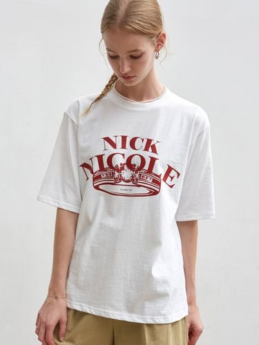 Nicole Ring Vintage Half T-shirt_Red - NICK&NICOLE - Modalova