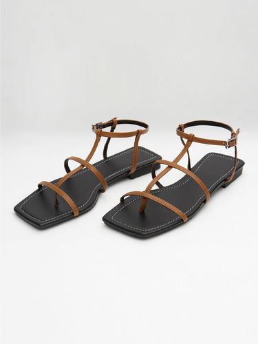 Square Gladiator Sandal _Brown - ADAUL - Modalova