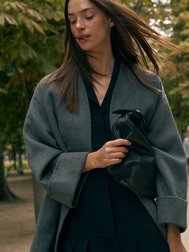 Premium] Cashmere-blend Muffler Coat - FRONTROW - Modalova