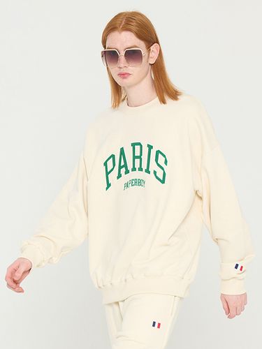 Paris Sweatshirt_Cream - PaperBoy - Modalova