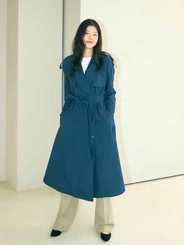 No. 5 Outer Jacket - Navy Blue - HANAVO - Modalova