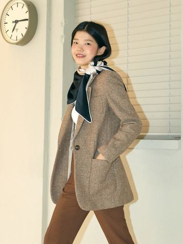 H Attitude] No.2 Jacket - Harris Tweed - HANAVO - Modalova