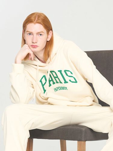 Paris Hoodie_Cream - PaperBoy - Modalova