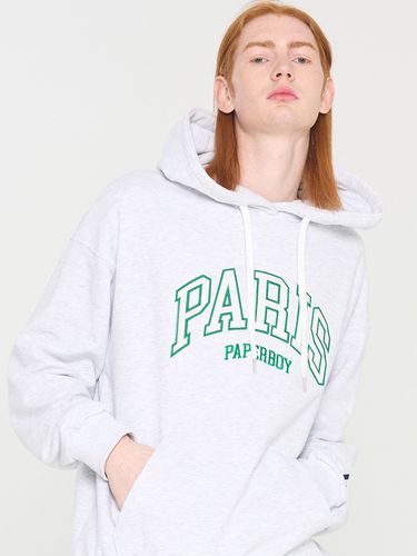 Paris Hoodie_White Melange - PaperBoy - Modalova