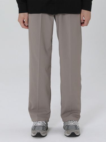 Wide Banding Slacks Standard_Dusty Beige - PEPPERSEASONING - Modalova