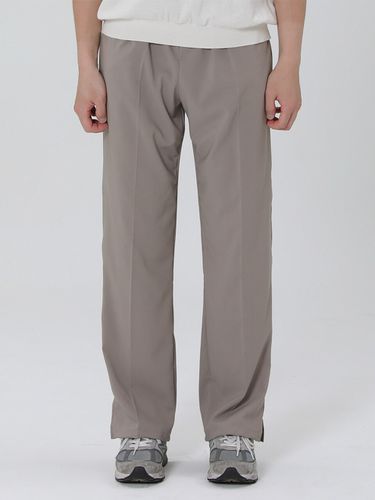 Wide Banding Slacks P-1_Dusty Beige - PEPPERSEASONING - Modalova