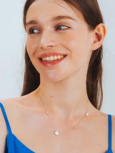 Heart Layered Necklace - pearlymore - Modalova