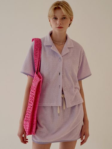 Logo Terry Shirt (Lavender) - SIGREAT - Modalova